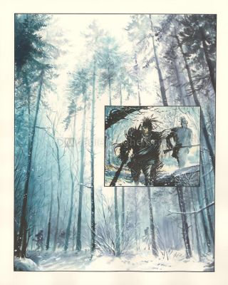 Bernard Vrancken | Nouvelle France, Chapitre I, planche orig | Daniel Maghen