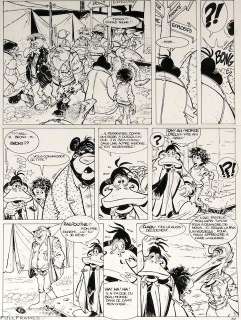 Sokal | Canardo, planche n°19 Ã  l’encre de Chine de l’é… | Banque Dessinée