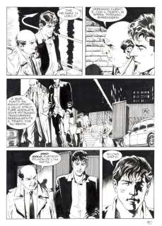 Bigliardo, Daniele - 1 Original page - Dylan Dog #316 - "Blacky" - 2012 | Catawiki