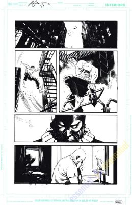 Rafael Albuquerque | Batman: Detective Comics #1064: Gotham Nocturne Page 9 Artist Proof | Essential Sequential