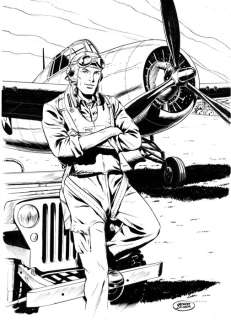 De Luca, Giuseppe - 1 Original cover - Buck Danny - variant | Catawiki