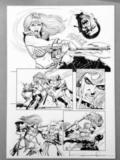 Candita, Giuseppe - 1 Original drawing - Red Sonja - Official test pages for Red Sonja. page 3 of 3 - 2024 | Catawiki