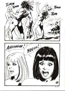 Manara, Milo - 1 Original page - Jolanda De Almaviva #34 - "l’Amore di Jolanda" - 1972 | Catawiki