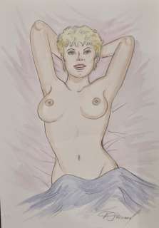 Renaud - 1 Original colour drawing - Jessica Blandy | Catawiki