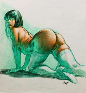 Jula, Andrea - 1 Original colour drawing - F. | Catawiki