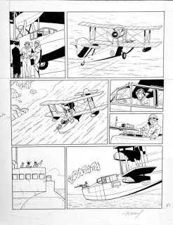 Renaud - 1 Original page - Harry Dickson T13 - L‘Or de Malacca - 2018