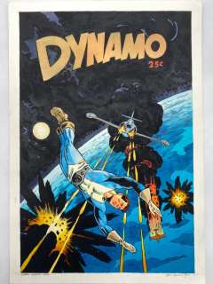 Marchand, Bruno - Original colour drawing - Dynamo d’Après Wallace Wood - 2014 | Catawiki