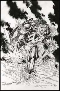 Lashley, Ken - GIANT SIZE X-MEN: THUNDERBIRD #1 Cover