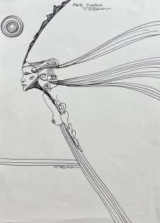 Toppi, Sergio - 1 Original drawing - Nude Woman | Catawiki