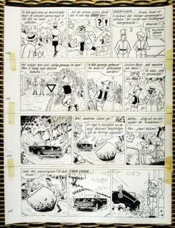 Pom (Jozef van Hove) - 1 Original drawing - Piet Pienter en Bert Bibber - Buldaarse Rhapsodie - 1958 | Catawiki