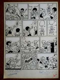 Nys, Jef | originele tekening gagplaat  - Jommeke | Catawiki