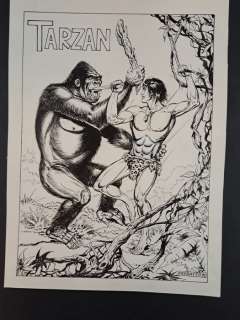 Pedrazza, Augusto - 1 Original drawing - Tarzan/Akim - 1991