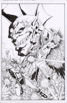 Aaron Lopresti | HAWKMAN and ADAM STRANGE #1Cover | Aaron Lopresti