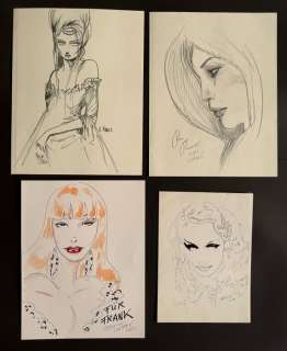Pascal Croci - Rovero - Felix (2x) - 4 Original drawing - Schöne Frauen | Catawiki