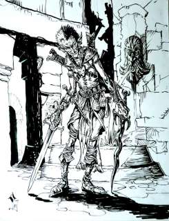 Pontet, Cyril - 1 Original drawing - Chroniques de la Lune Noire - Pile-ou-Face - 2025 | Catawiki