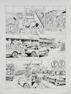 Chaillet, Gilles - 1 Original page - Lefranc T9 - La crypte - 1984 | Catawiki