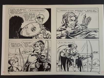 Magnus & Romanini - 2 Original page - La Compagnia della Forca: Il Ritorno dei Gerardo - 1977 | Catawiki