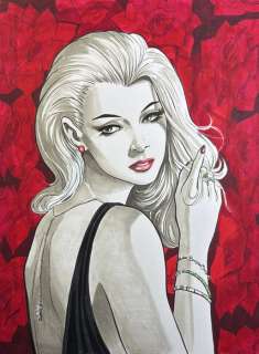 Candita, Giuseppe - 1 Original colour drawing - Diabolik - Eva Kant - 2024 | Catawiki