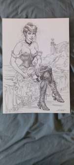 Kas - 1 Pencil drawing - L fiile de paname | Catawiki