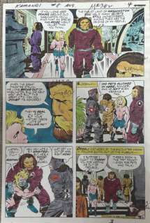 Jack Kirby - 1 Page de guide des couleurs - Kamandi - n. 8 - 1973 | Catawiki