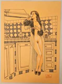 Raimondo, Luca - 1 Original colour drawing - Coffee - 2025 | Catawiki