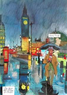 Jacot - Illustration originale Hommage à Jacobs | BDEnchères