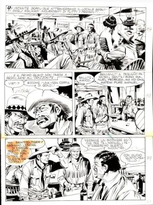 Ticci, Giovanni - 1 Original page - Tex #272 - "il disertore" - 1983 | Catawiki