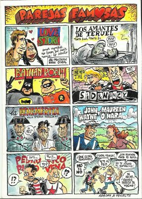 Carlos Azagra | Original page: Parejas famosas – Azagra y Revuelta | Origin Of Comics