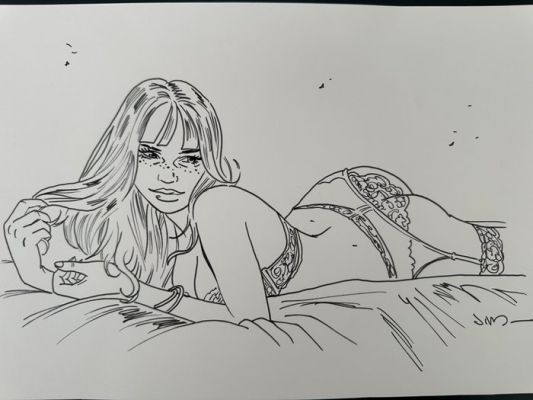 JIM - 1 Original drawing - Marie (une nuit à Rome) | Catawiki