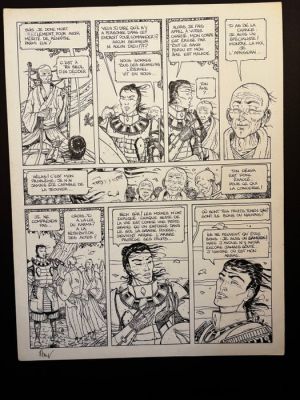 Adamov, Philippe Original page - Le vent des dieux - T2 p. 15 - 1986 | Catawiki