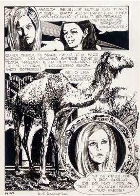 Manara, Milo - Original page - Genius - n. 14 - 1970 | Catawiki