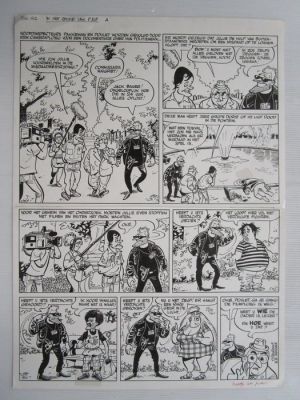 Stallaert, Dirk - 1 Original page - Pakkeman en Poulet - In het spoor van Pakkeman en Poulet | Catawiki