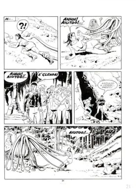 Diso, Roberto - 3 Original page - Mister No #145 - "Vento di guerra" - 1987 | Catawiki