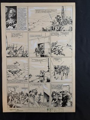 Molino, Pedrocchi - 1 Original page - Virus: Il Polo V | Catawiki