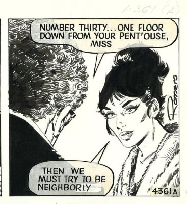 Romero, Enric Badia - 1 Original page - Modesty Blaise - strip #4361A - 1978 | Catawiki