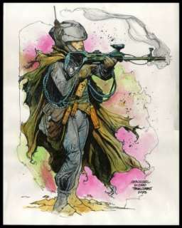 Charest, Travis - SPACE GIRL Illustration | ComicConnect