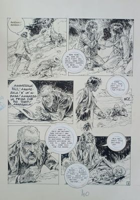 Serpieri, Paolo Eleuteri - 1 Original page - L’indiana Bianca | Catawiki