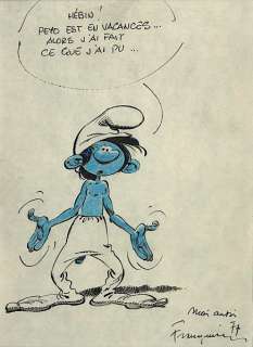 Franquin | GASTON EN SCHTROUMPF | Artcurial