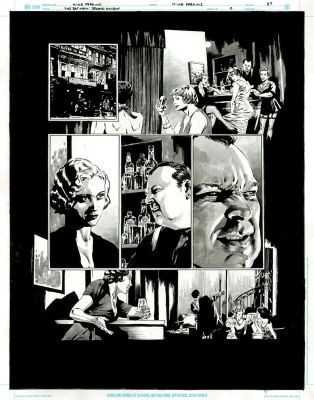 The Bat-Man: Second Knight #2 p.27 - Business is Slow at Maxie’s | Comic Book Art Gallery