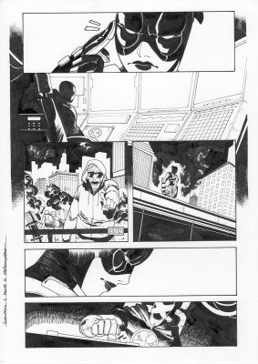 Continue Shopping | GWENPOOL #4 PAGE 5 ORIGINAL PAGE BY STEFANO NESI | Scott’s Collectables