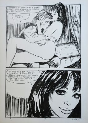 Manara, Milo - 1 Original page - Jolanda 19 - 1972 | Catawiki