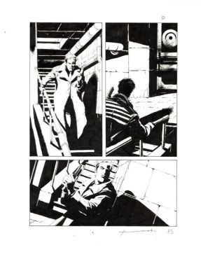 Roi, Corrado - 1 Original page - Nathan Never Gigante #17 - "I giorni della maschera" - 2014