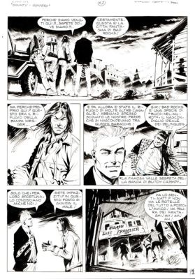 Dotti, Maurizio - 2 Original page - Dampyr #28 - "La banda dei morti viventi" - 2002 | Catawiki