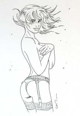 Jim - 1 Original drawing - Une Nuit à Rome - Marie | Catawiki