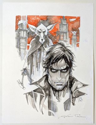 Talami, Giovanni - 1 Original colour drawing - Morgan Lost | Catawiki