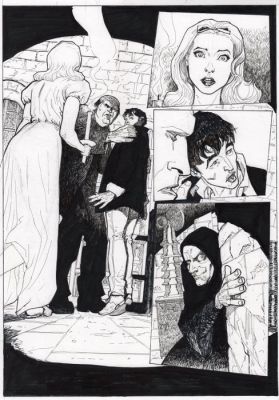 Marco Foderà - 1 Original page - Dylan Dog - Dylan Do & Frankenstein Junior - 2025 | Catawiki