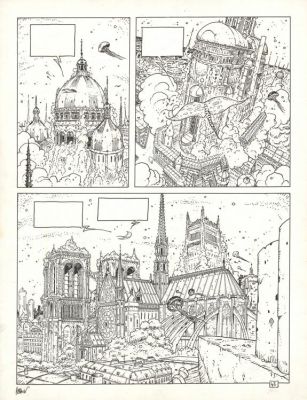 Philippe Adamov - Planche originale n°43 - Les Eaux de Mortelune