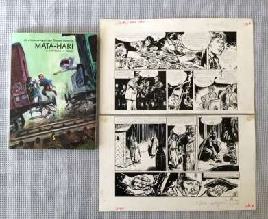 Follet, René | Original page (p.14) + Hors Commerce album  - Steven Severijn  - Mata-Hari  - (2000) | Catawiki