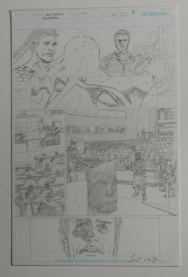 Scott Eaton - 1 Original page - JLA - Aquaman Vol 8 #17 - 2016 | Catawiki