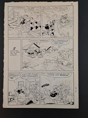De Vita, Pier Lorenzo - 1 Original page - Paperino e la Casa Prefabbricata - 1973 | Catawiki